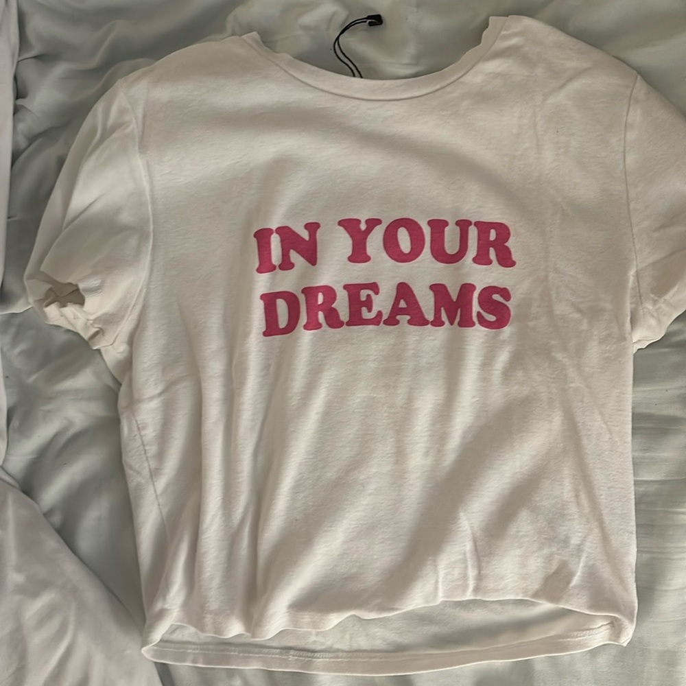 Y2K crop top shirt